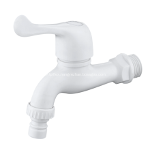 ABS Plastic Washing Machine Faucet White Finish